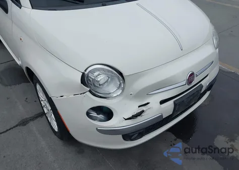2012 Fiat 500C Lounge from USA, damaged, VIN 3C3CFFER3CT237311